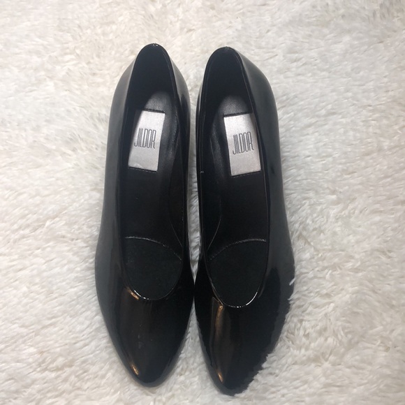 Destiny Meucci of Florence Patent Leather Black Magaly 9 1/2 M NTW Italy 🇮🇹 - Picture 1 of 8